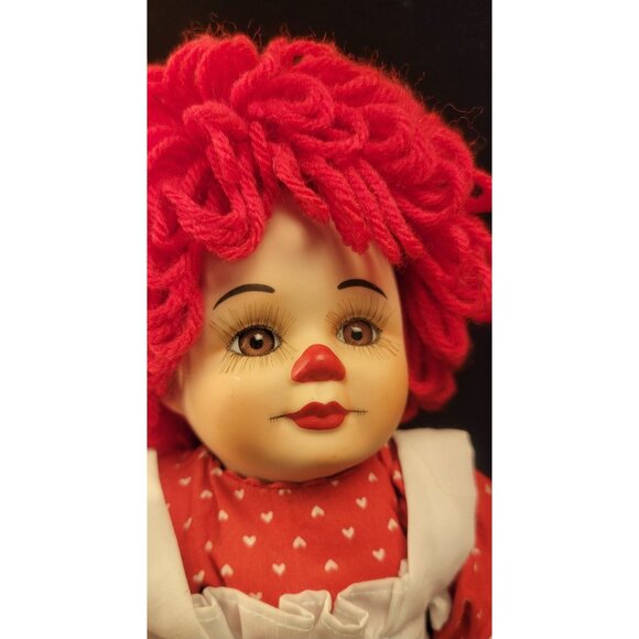 Antique Marie Osmond Raggedy Ann and Andy Dolls, "Mopsie and Rags," 1995 - Picture 6 of 16